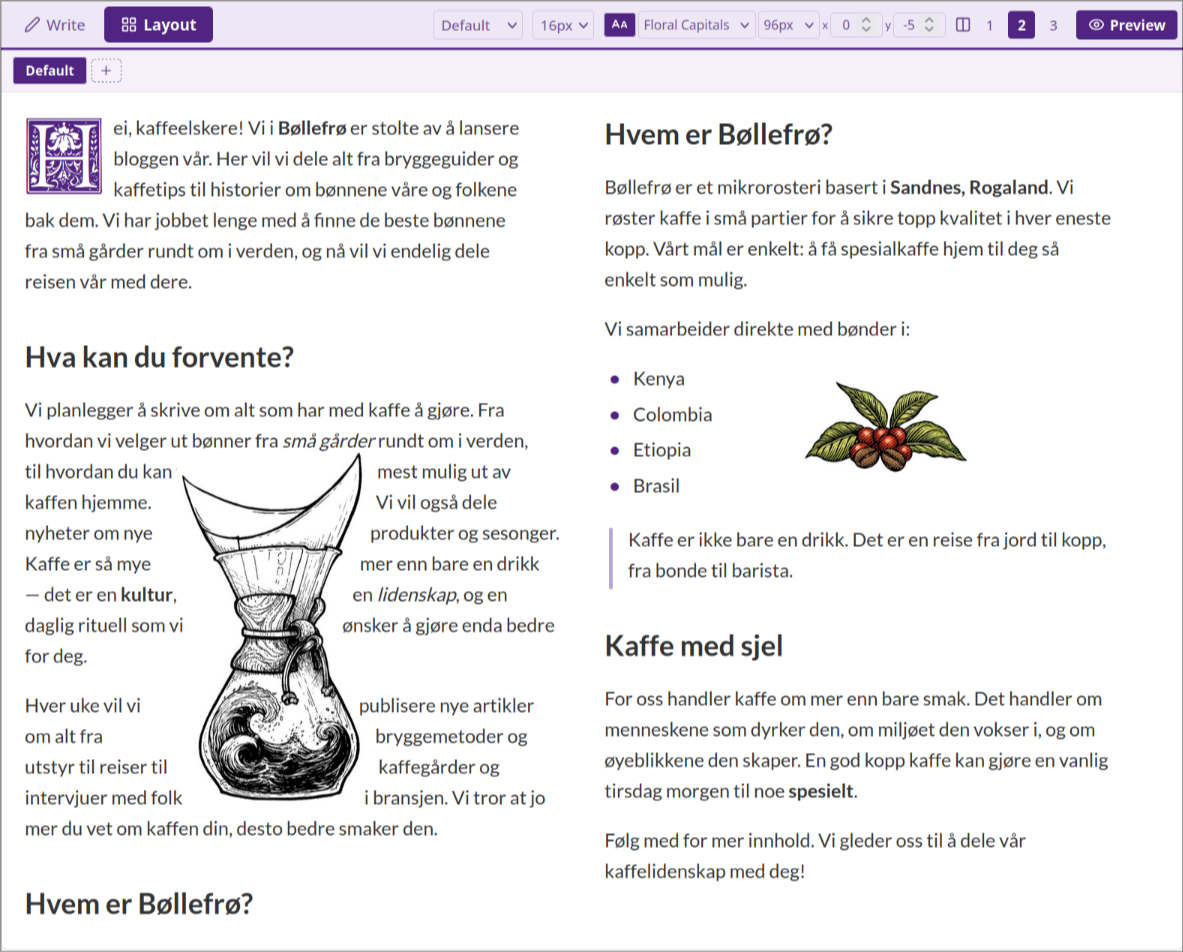 react-pretext-editor screenshot